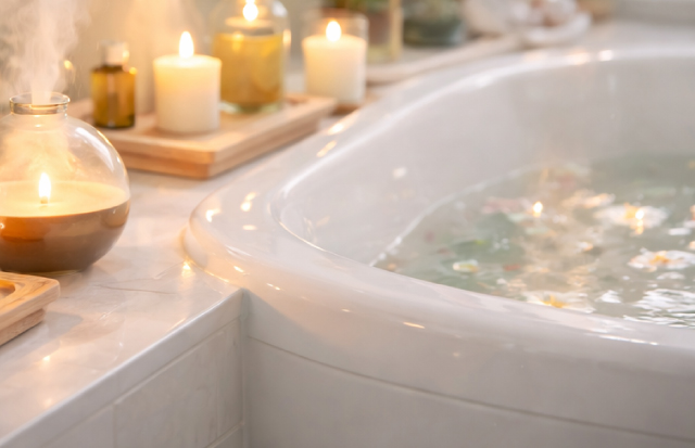 明るく清潔なバスルール